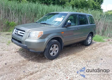2007 Honda Pilot Lx from USA, damaged, VIN 2HKYF18137H507184